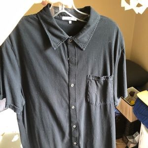 James Perse Cotton  Button Down